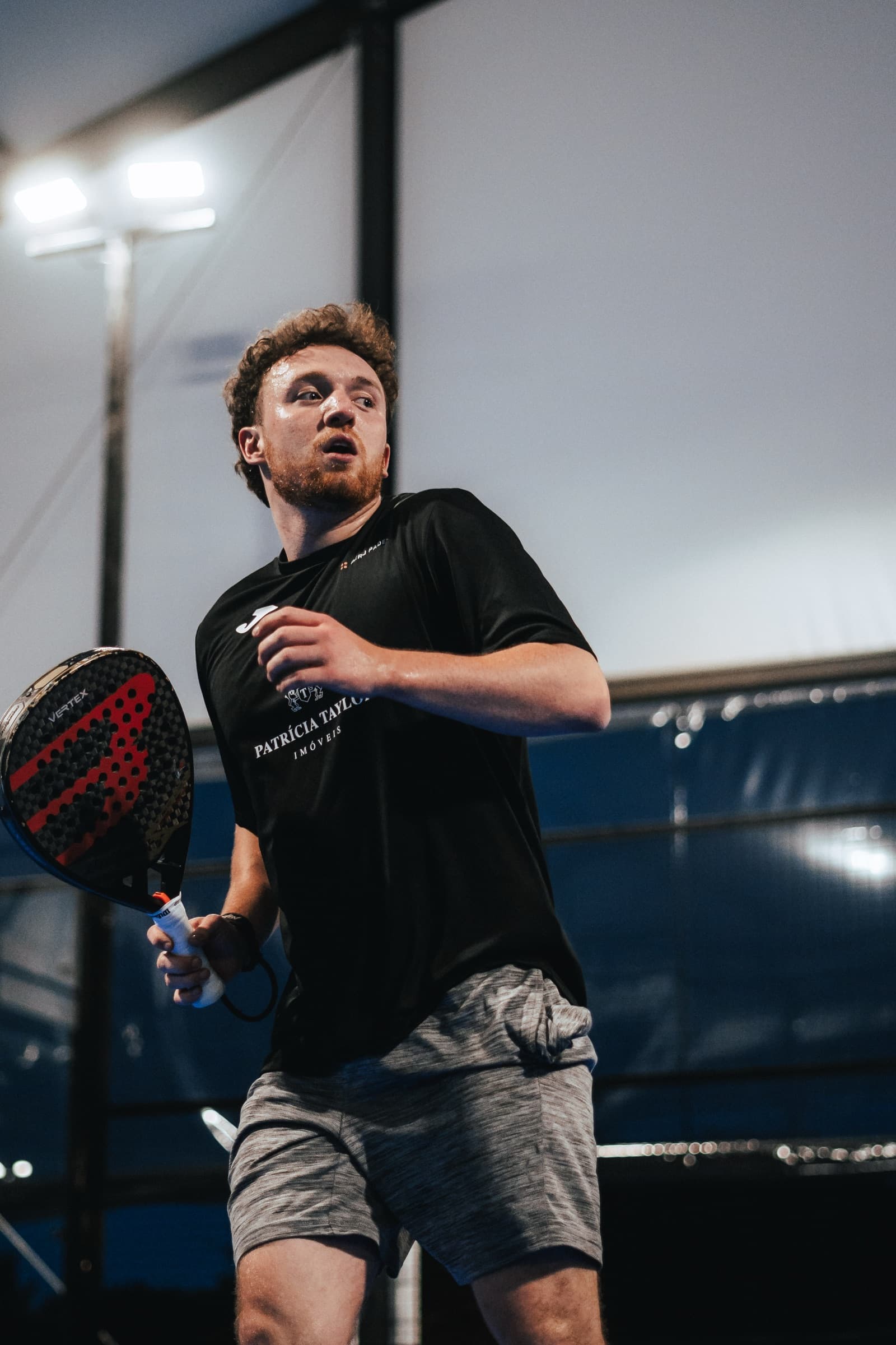 Jogador do Peru Padel em ação